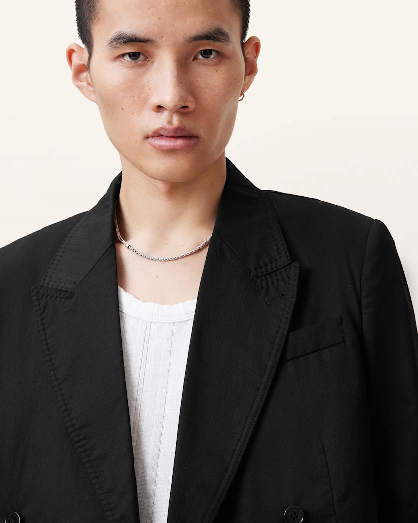 Newton Double Breasted Relaxed Blazer