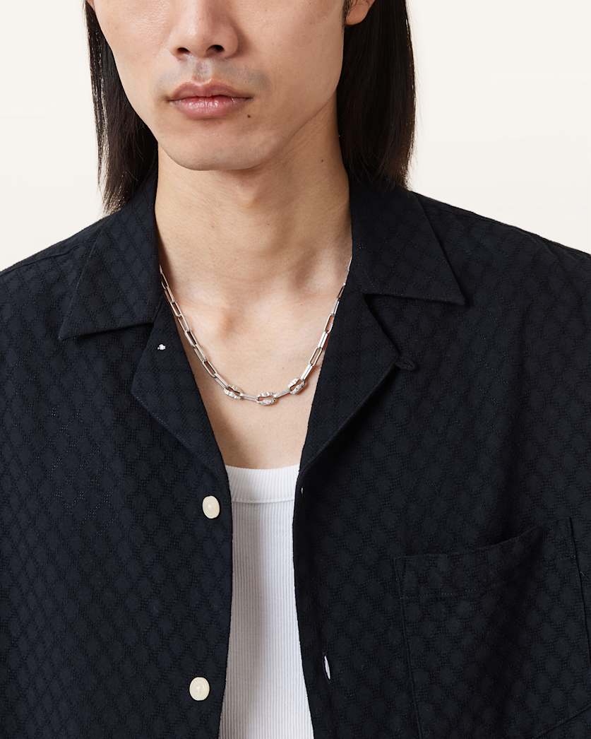 Lucas Sterling Silver Chain Necklace