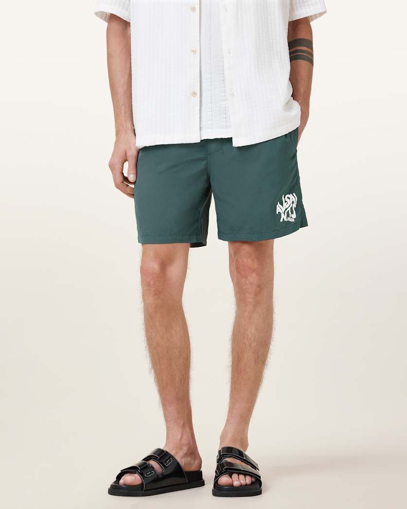 Orlando Slim Fit Printed Swim Shorts