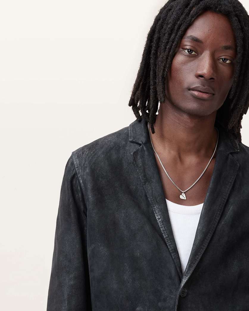 Monet Waxed Suede Blazer