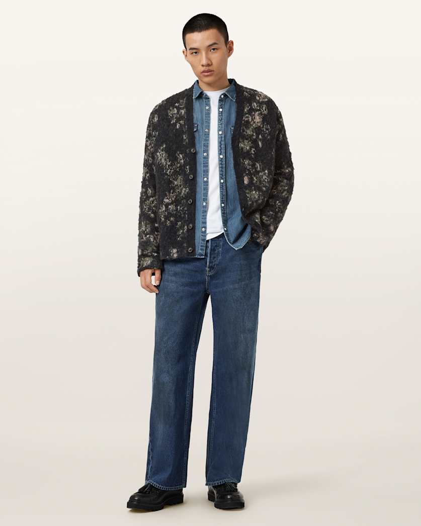 Aster Floral Jacquard Cardigan