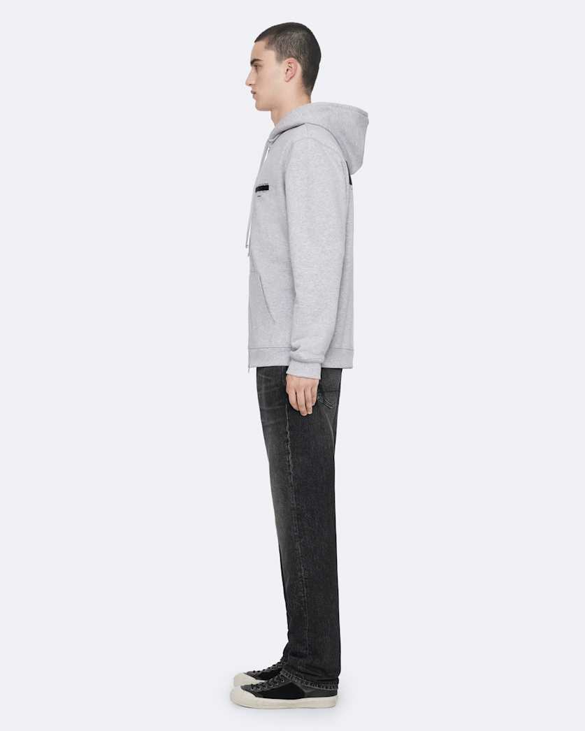Redact Oversized Zip-Up Hoodie