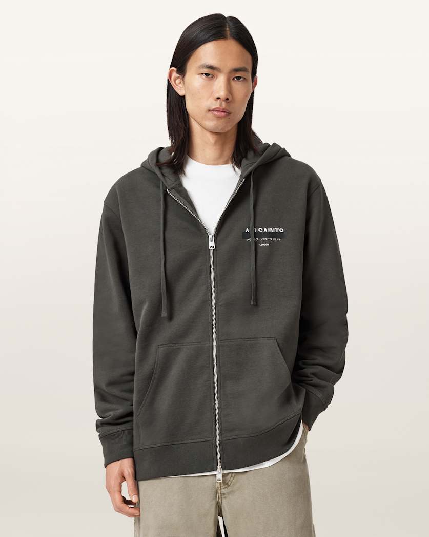 Redact Zip Up Hoodie