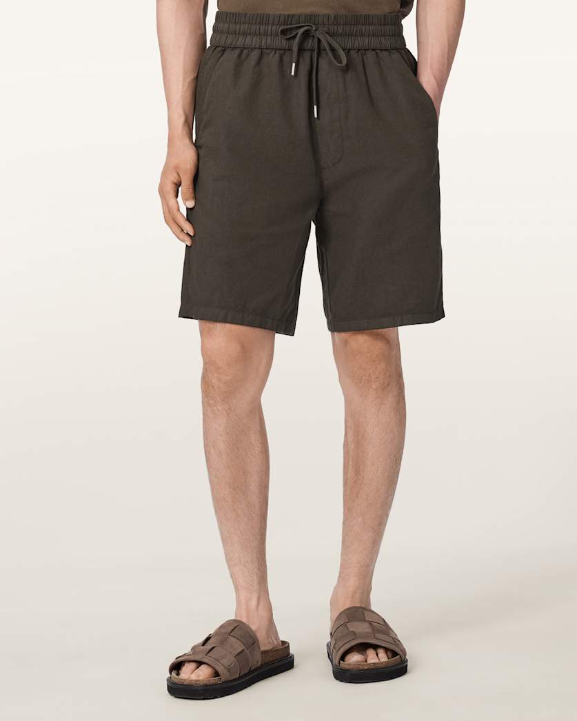 Hanbury Linen Blend Relaxed Fit Shorts