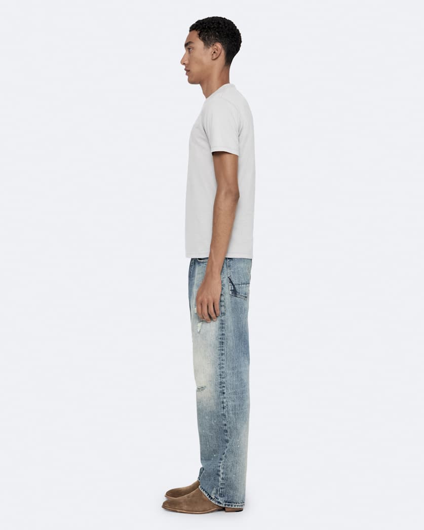 Brace Brushed Cotton Crew Neck T-Shirt