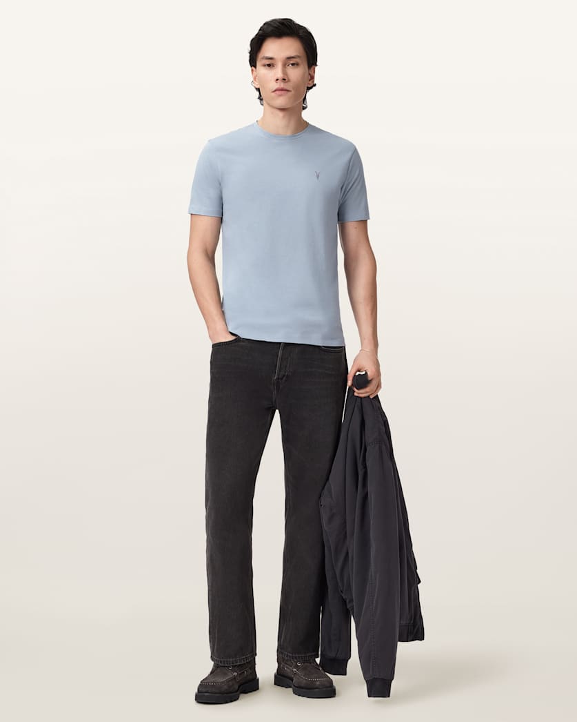 Brace Brushed Cotton Crew Neck T-Shirt