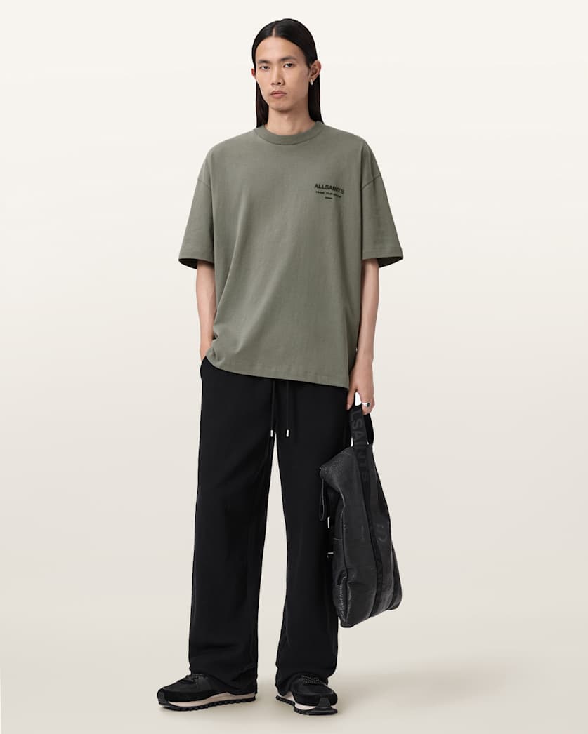 Xander Flocked Logo Oversized T-Shirt