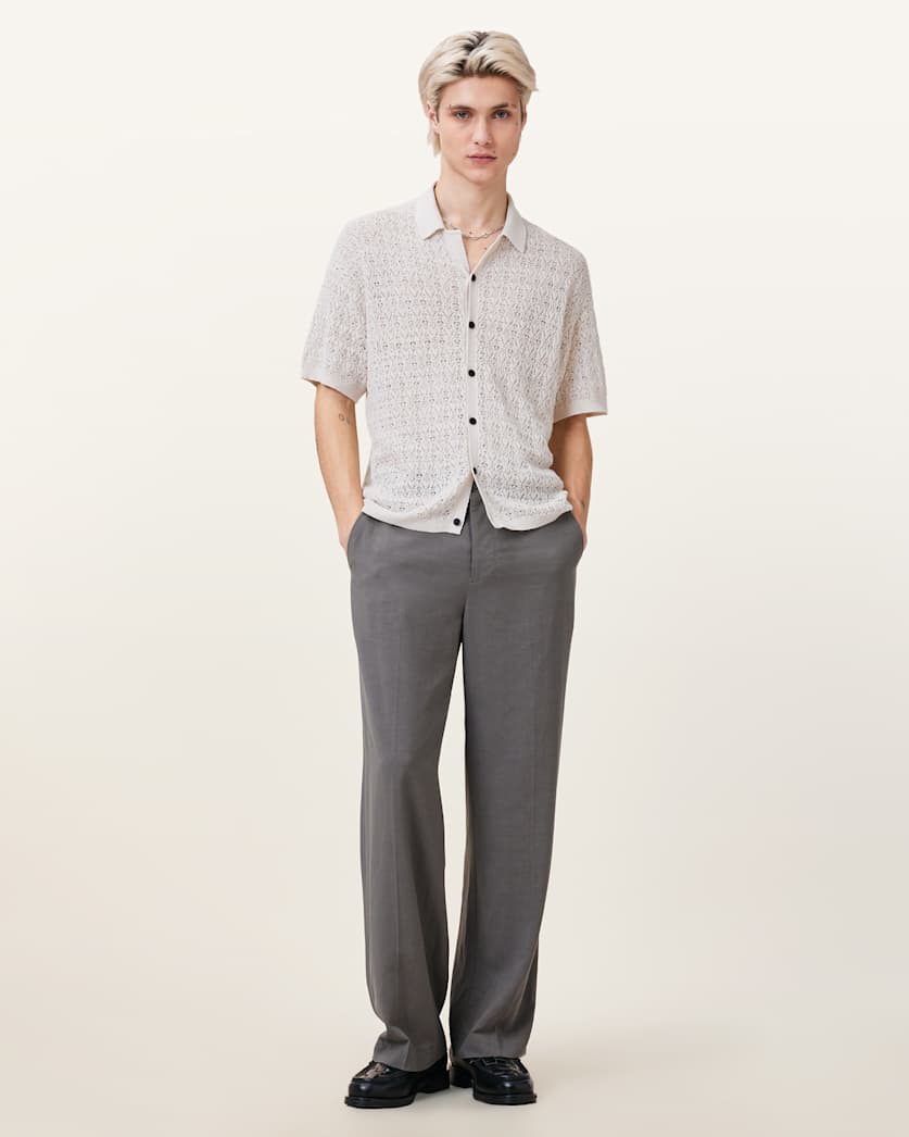 Loire Short Sleeve Open Knit Cardigan