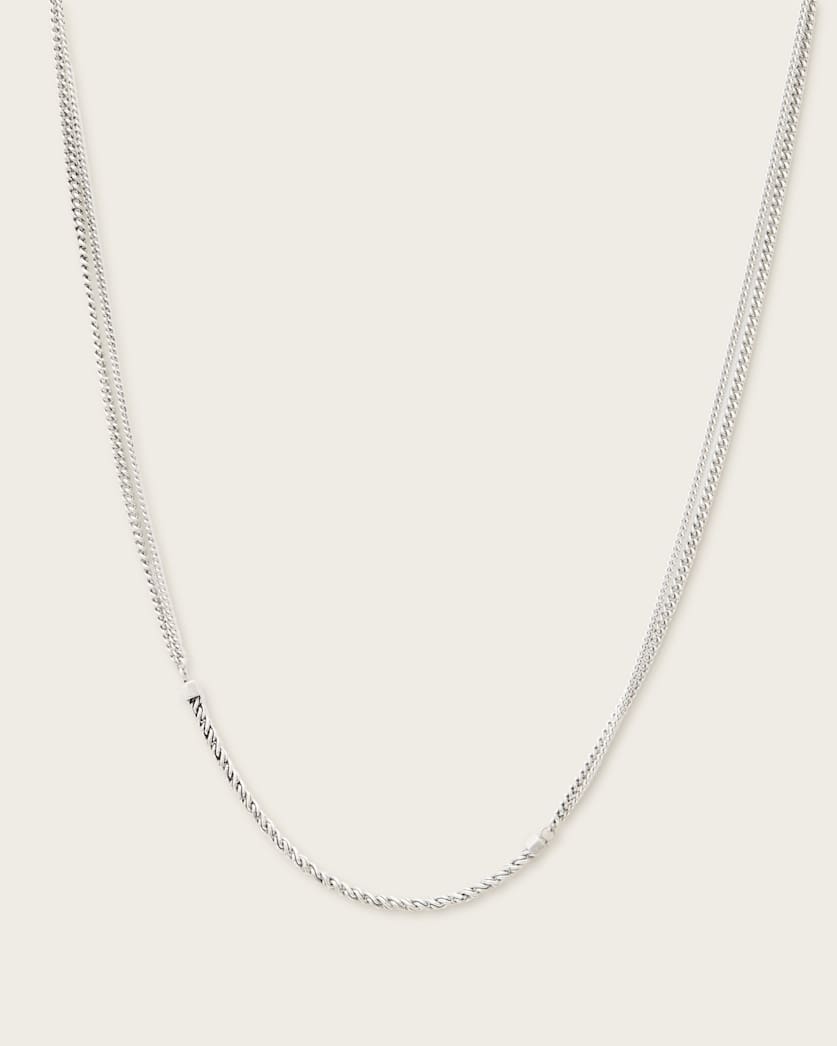 Mali Twisted Sterling Silver Necklace