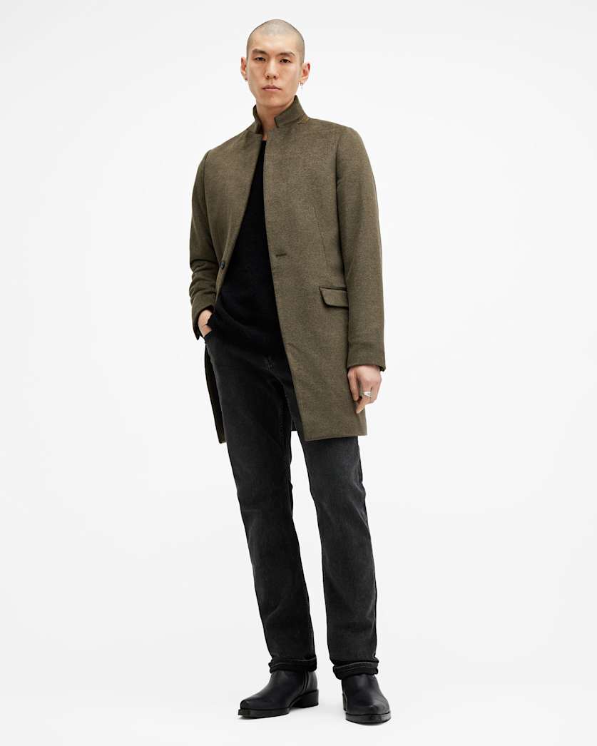 Hargrove Slim Fit Wool Blend Coat