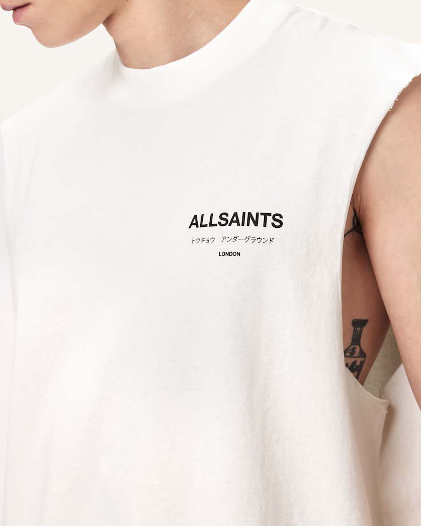 Underground Sleeveless Crew Neck T-Shirt