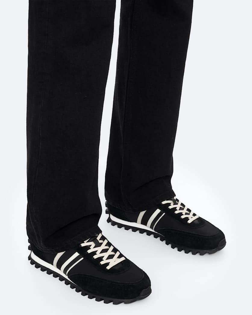 Robin Nylon And Suede Runner Trainers