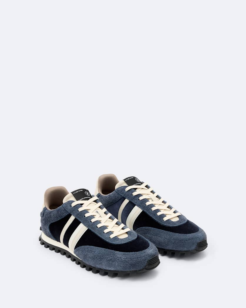 Robin Nylon And Suede Runner Trainers