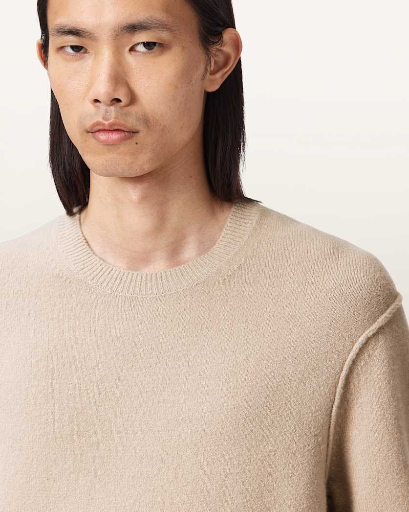 Patern Crew Neck Jumper