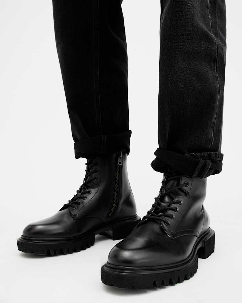 Vaughan Chunky Leather Boots