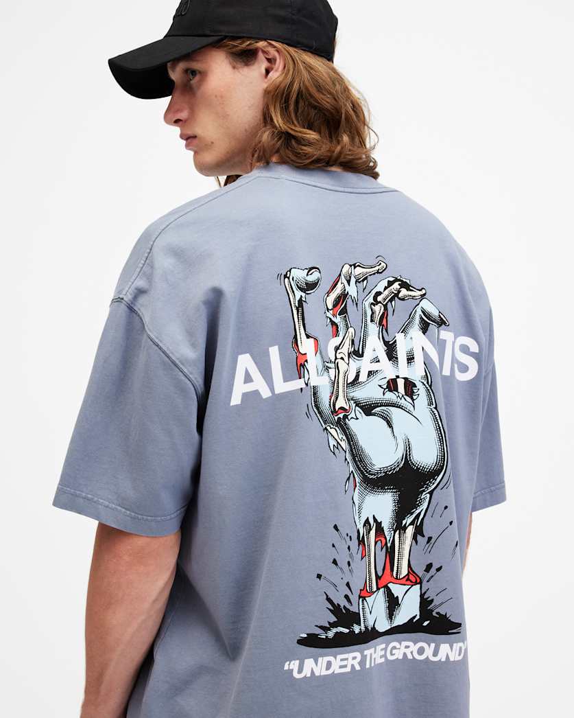 Undergang Oversized Graphic Printed T-Shirt