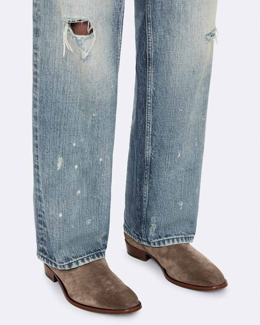 Hiro Suede Zip Up Boots