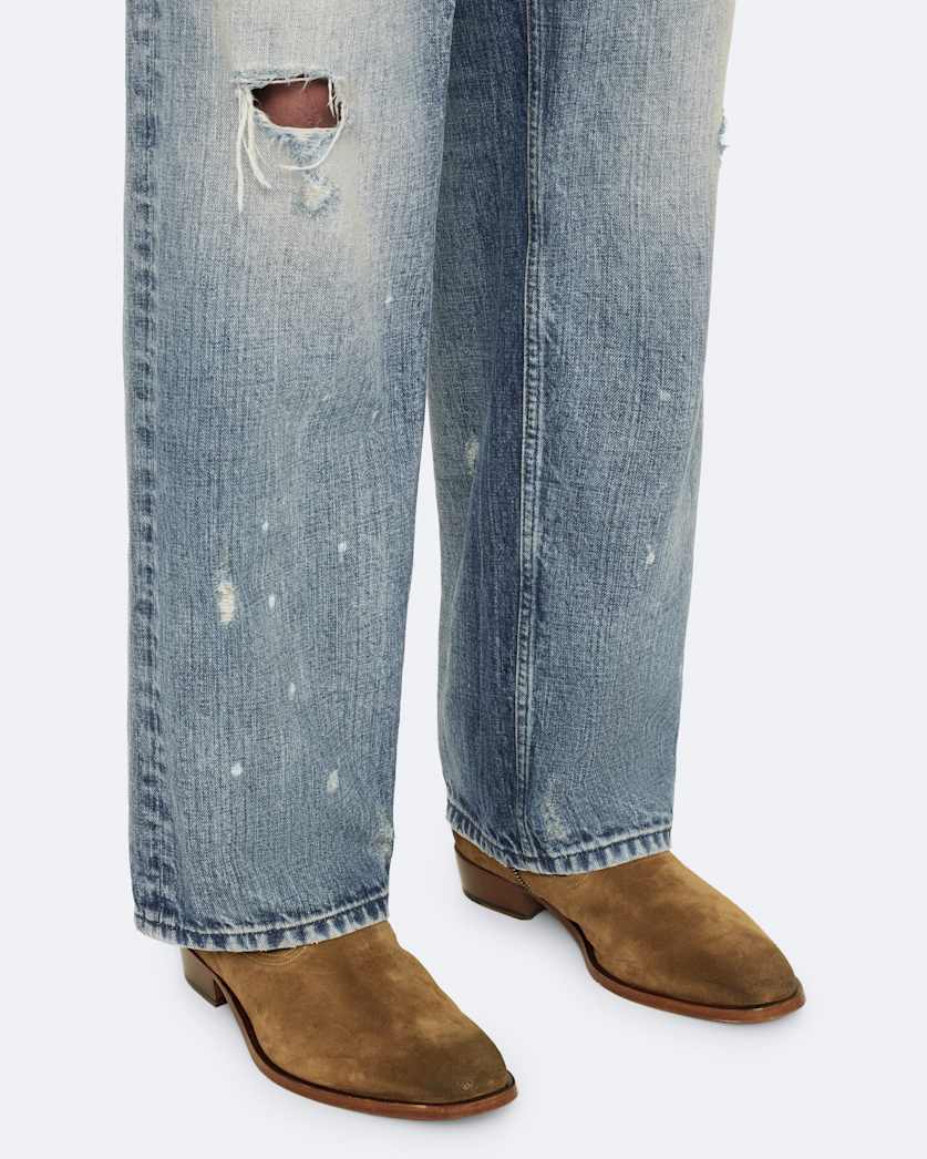 Hiro Suede Zip Up Boots