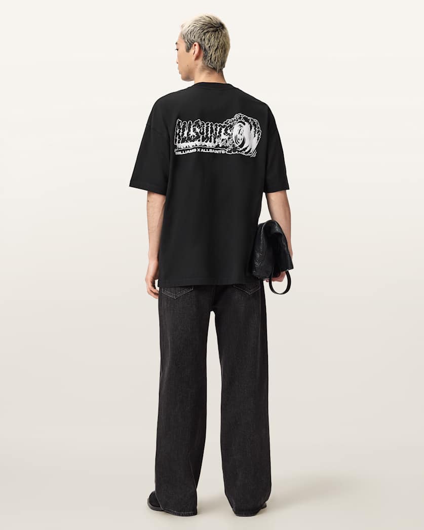 Williams X AllSaints Burnout Crew Neck T-Shirt