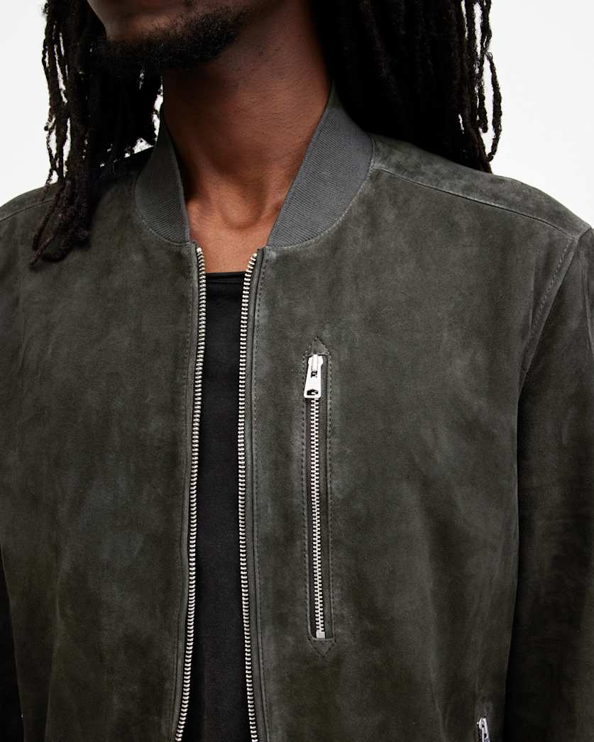 Kemble Suede Bomber Jacket