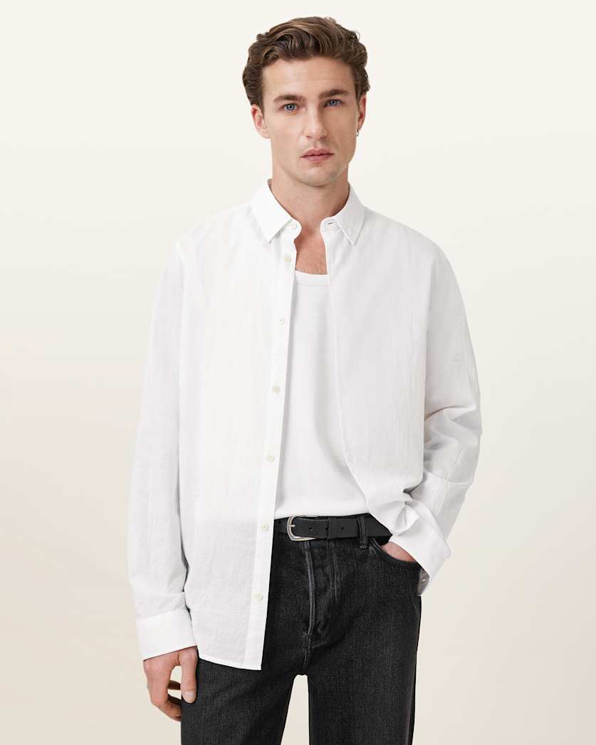 Cassis Long Sleeve Cotton Shirt