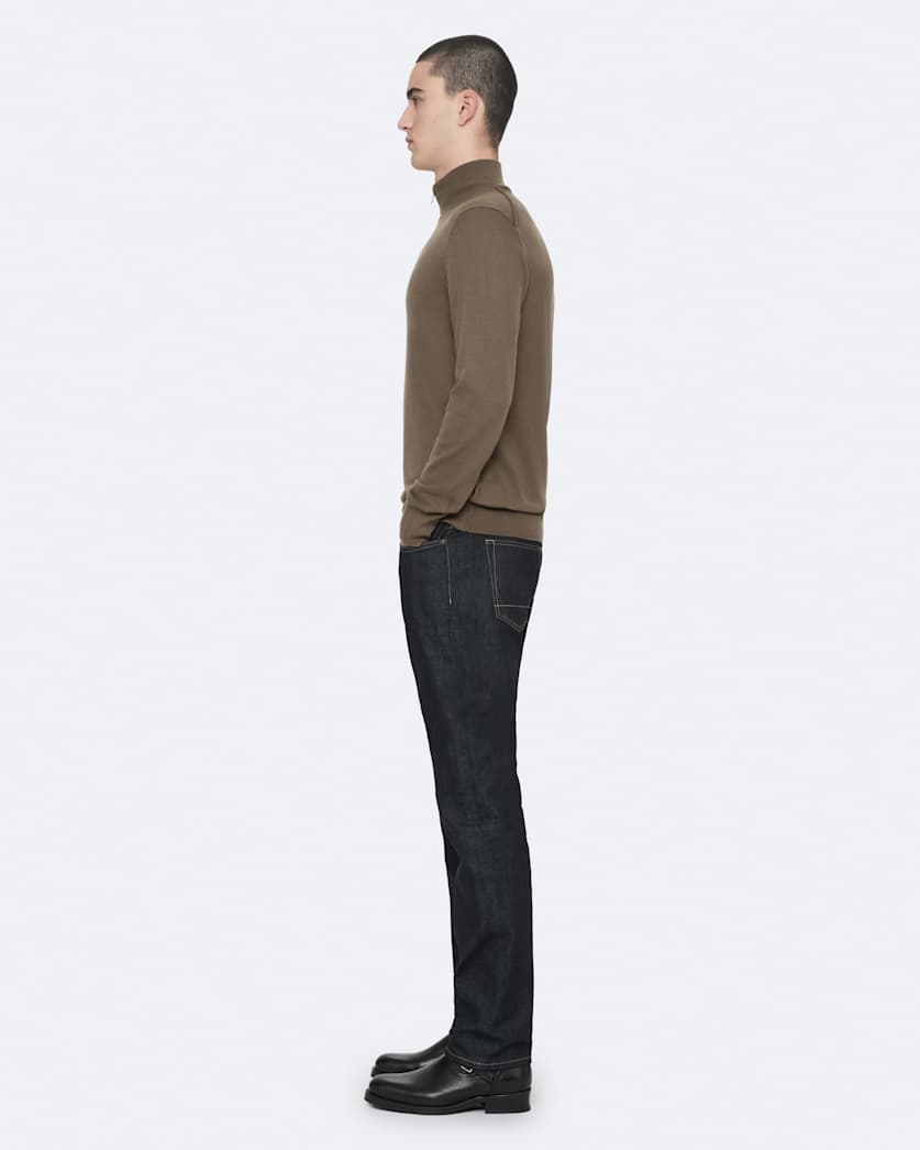 Kilburn Zip Funnel Neck Ramskull Jumper