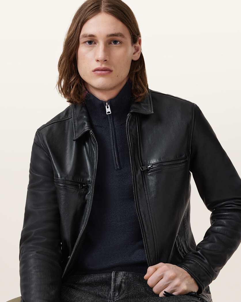 Kilburn Zip Funnel Neck Ramskull Jumper