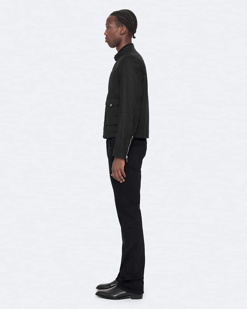 Kirk Waxed Cotton Racer Jacket