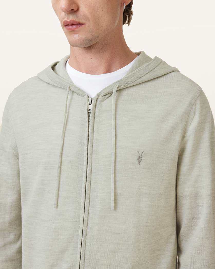 Mode Merino Zip Up Ramskull Hoodie