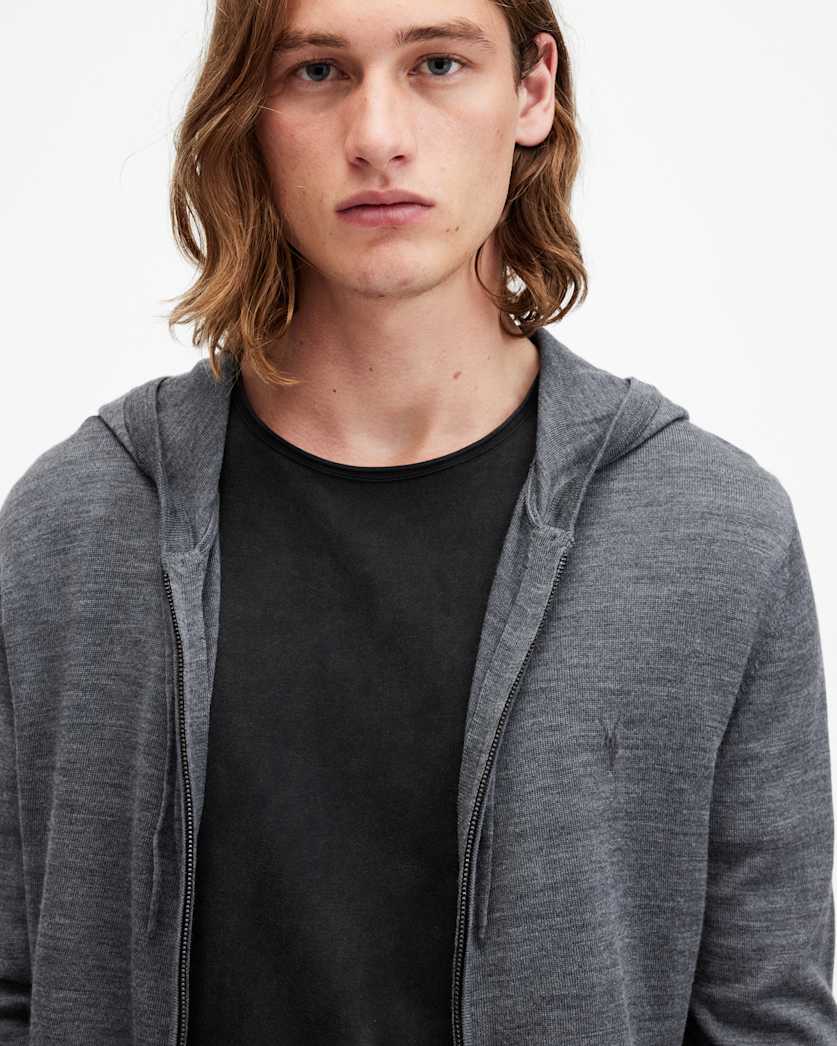 Mode Merino Zip Up Ramskull Hoodie