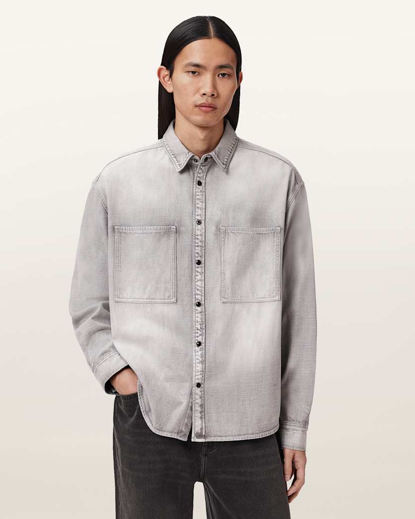 Al Oversized Denim Shirt
