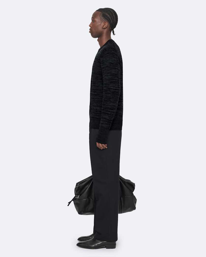 V-neck merino wool jumper