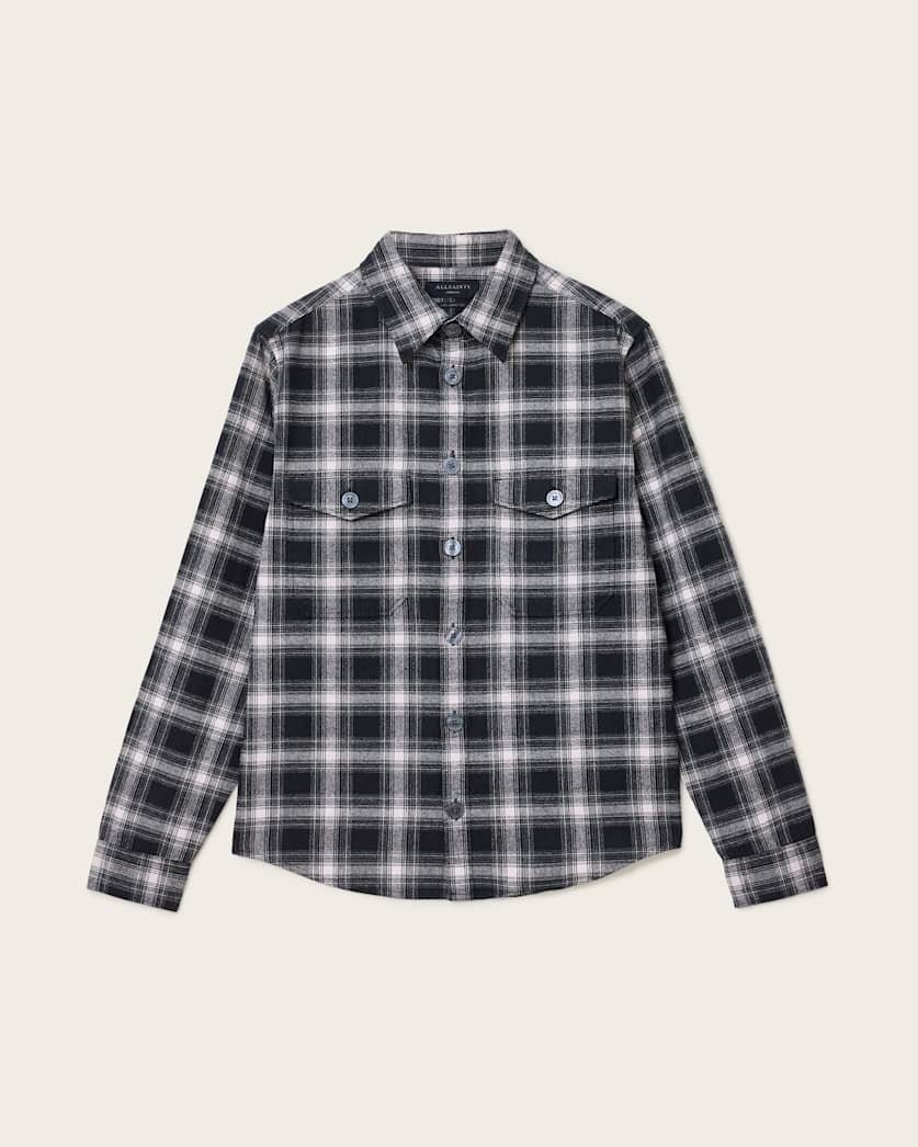 Hamura Checked Relaxed Fit Shirt