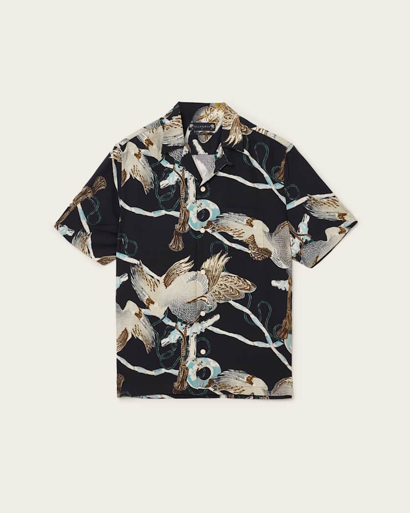 Buzzard Printed Relaxed Fit Shirt