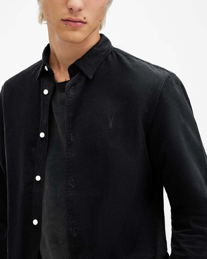 Birchwood Corduroy Slim Fit Ramskull Shirt