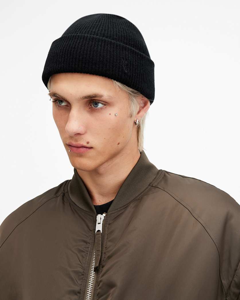 Bailey Wool Ramskull Embroidered Beanie