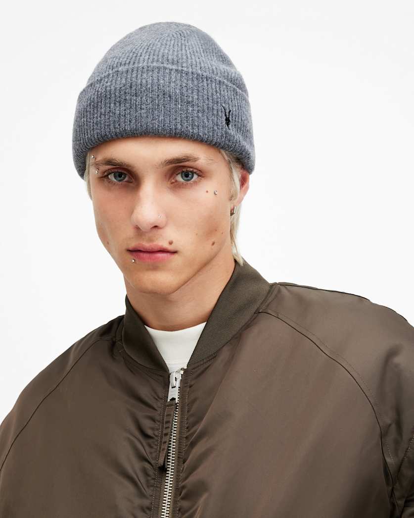 Bailey Wool Ramskull Embroidered Beanie