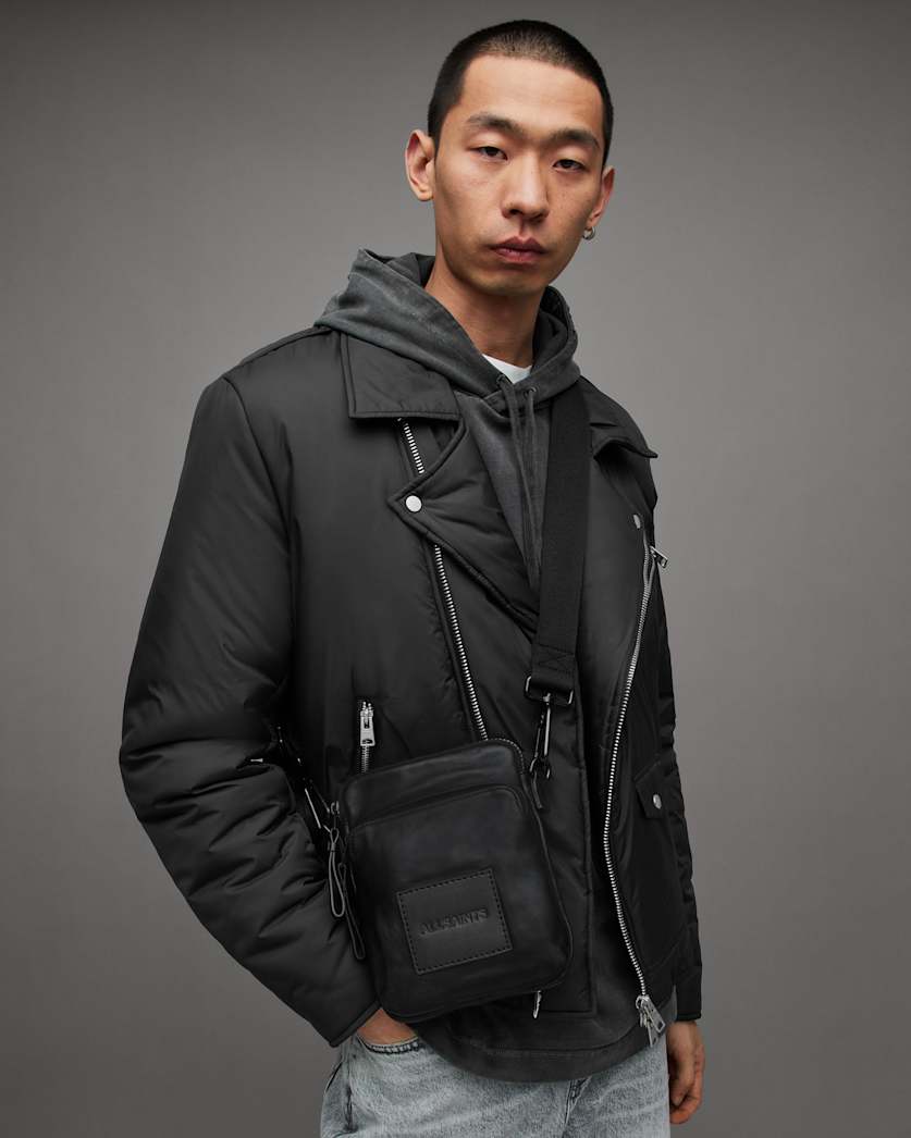 Falcon Leather Pouch Bag