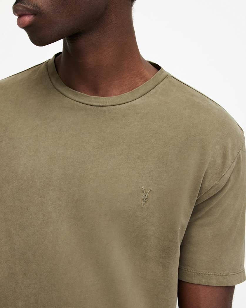 Ossage Crew Neck Slim Ramskull T-Shirt