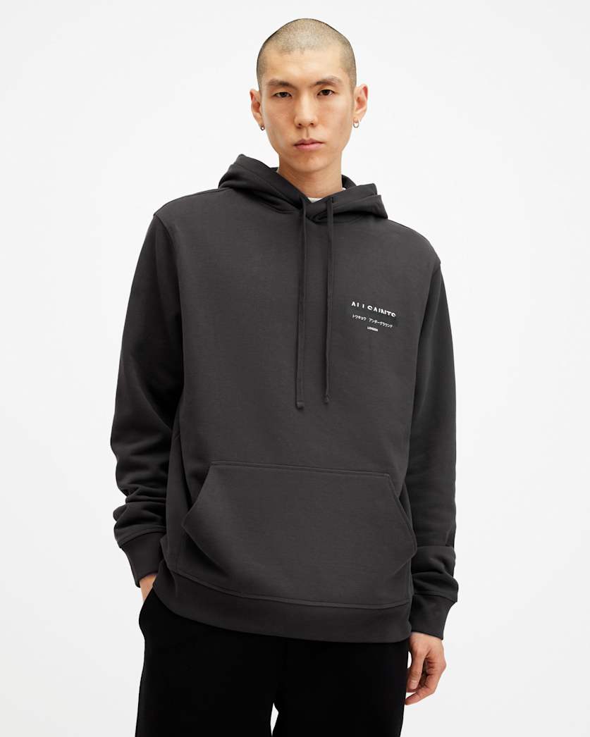 Redact Embroidered Logo Relaxed Hoodie