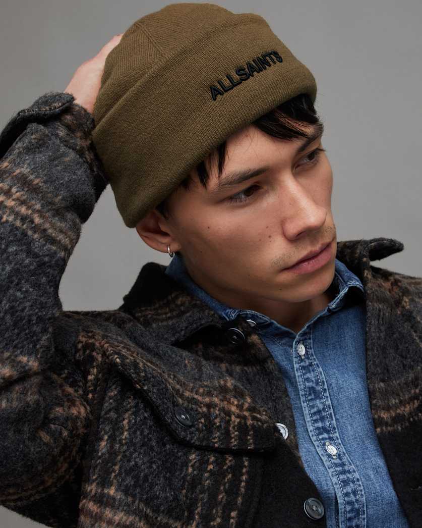 Bode Small Embroidered Logo Beanie