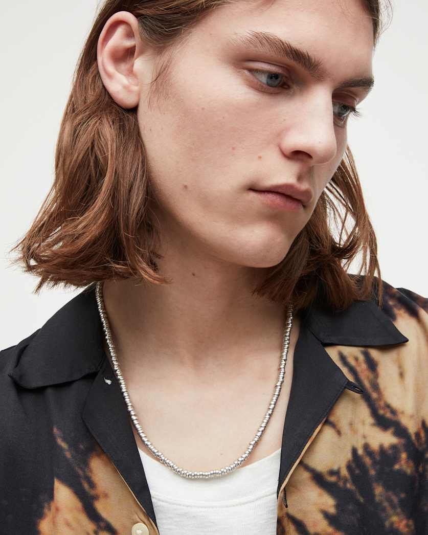 Colwyn Sterling Silver Bead Necklace