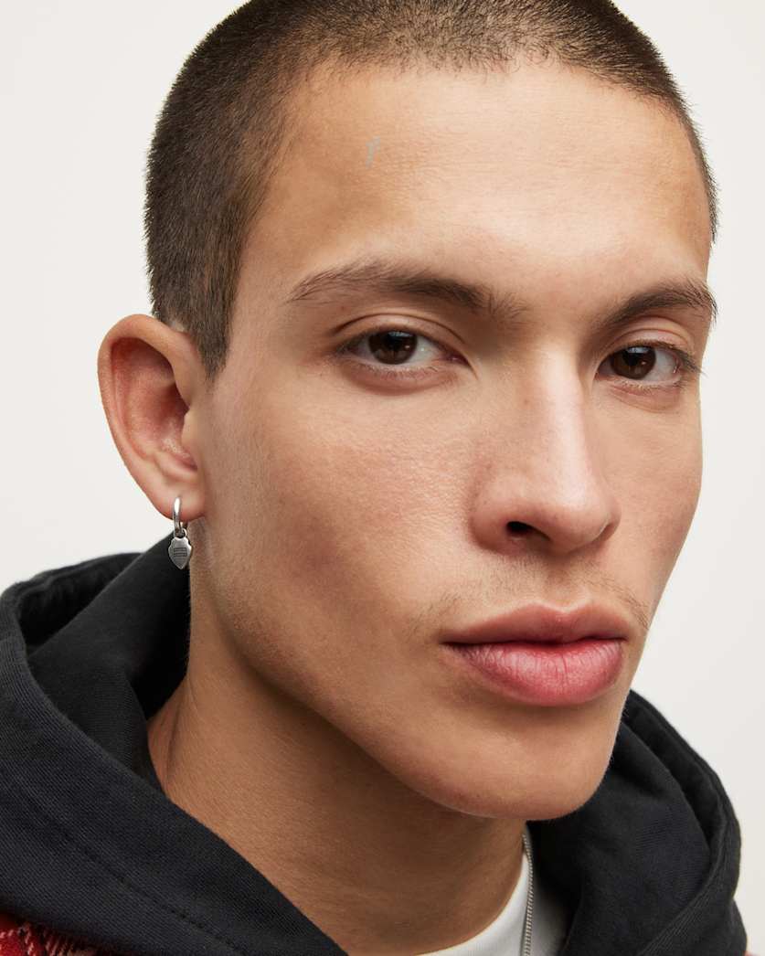 Shield Hoop Earring