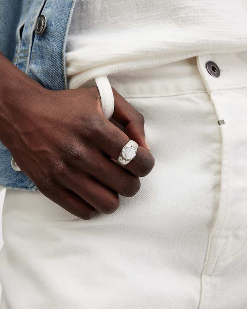 Ryker Sterling Silver Stone Ring