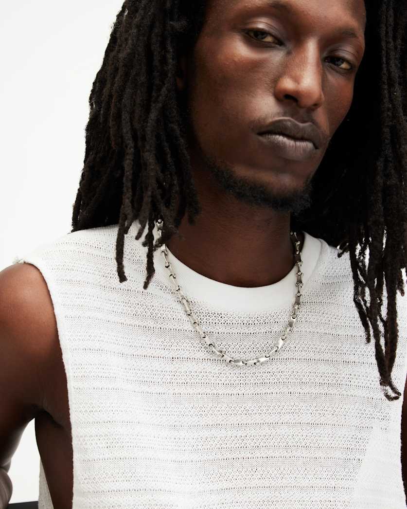 Biker Chain Carabiner Necklace