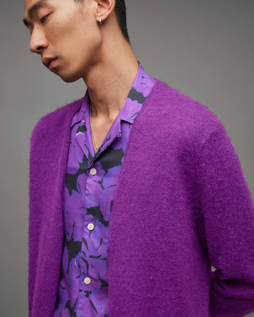 Kennedy V-Neck Brushed Cardigan