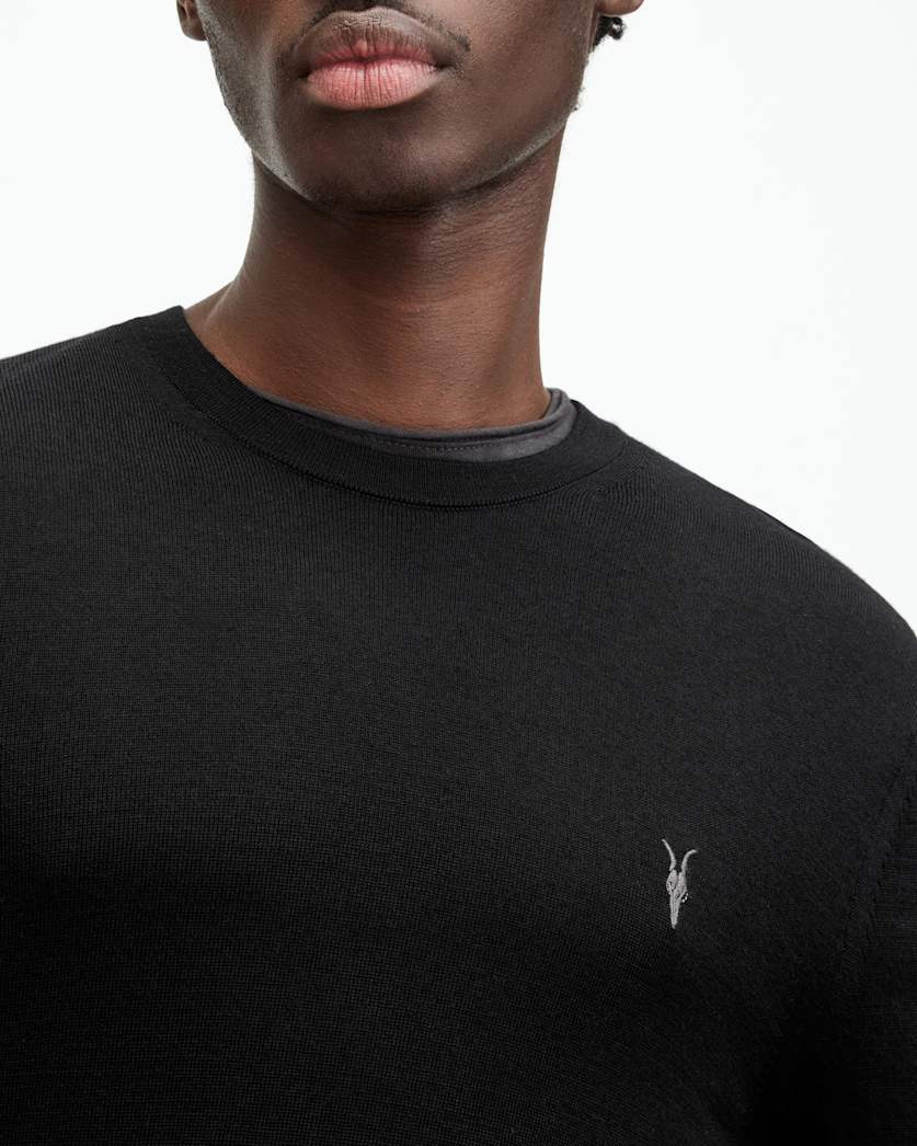 Mode Merino Crew Neck Ramskull Jumper