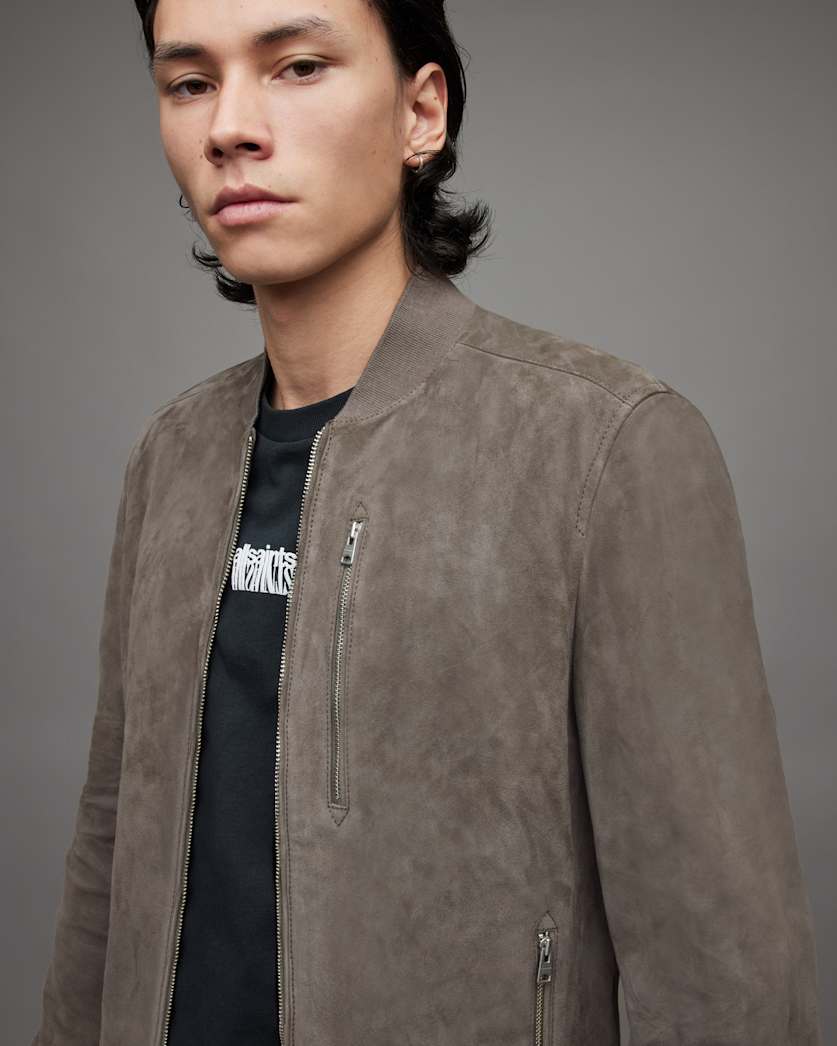 Kemble Suede Bomber Jacket
