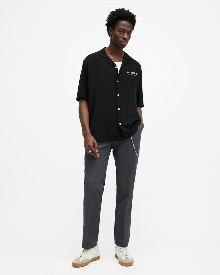 Brite Straight Leg Relaxed Trousers