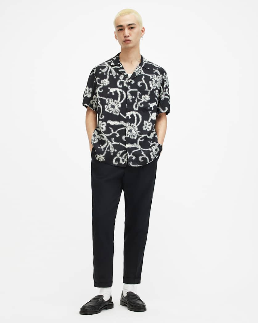 Tallis Slim Fit Cropped Trousers